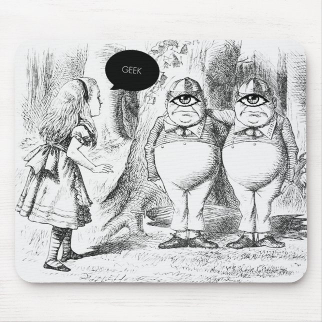 GEEK CLOTHING/alice geek mousepad (Vorne)