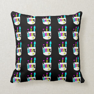 Geek cmyk Taschenschützer Design Kissen