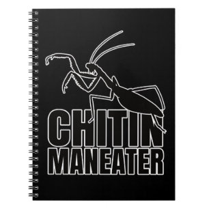 Geek der Mantis-Insekten-Manäater Entomologie Notizblock
