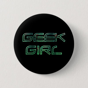 Geek Girl Button