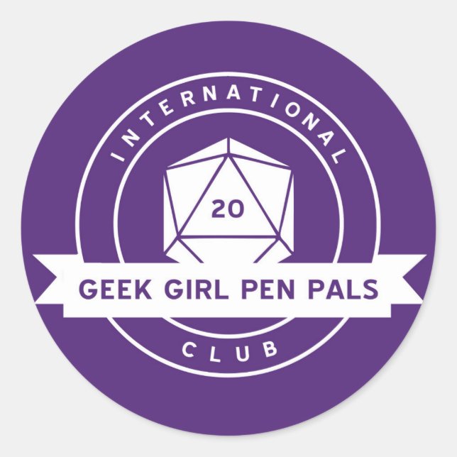 Geek Girl Pen Pals Stickers (Vorderseite)