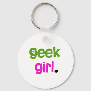 Geek Girl Schlüsselanhänger