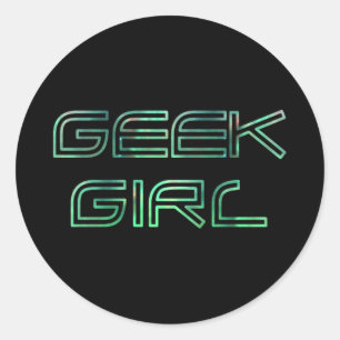 Geek Girl Sticker