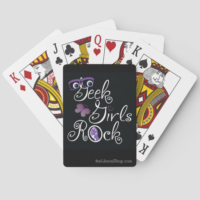 Geek Girls Rock Spielkarten (Rückseite)