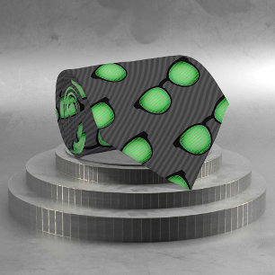 Geek Glasses - Programmierer / Dev Thema gestreift Krawatte