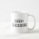 Geek Goddess Funny Spaß STEM Science Tech Mathemat Kaffeetasse<br><div class="desc">Diese lustige Tasse wird Ihren Tag aufheitern! Die Worte "GEEK GODESS" sind in einem futuristischen Schriftart. Perfekt für jeden in Wissenschaft, Technik, Technik oder Mathematik!</div>