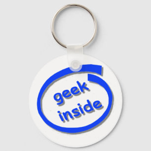 Geek Inside Keyring Schlüsselanhänger
