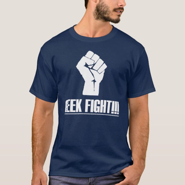 Geek-Kampf-Shirt T-Shirt (Vorderseite)