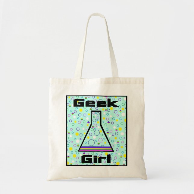 Geek-Mädchen-Tasche Tragetasche (Vorne)