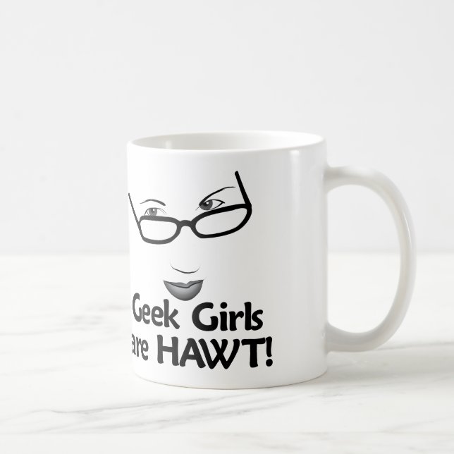 Geek-Mädchen - Tasse (Rechts)