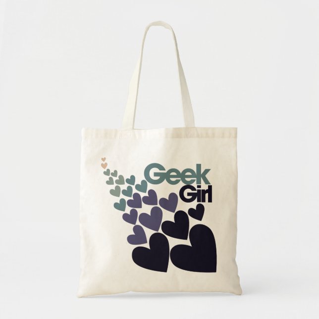 Geek-Mädchen Tragetasche (Vorne)