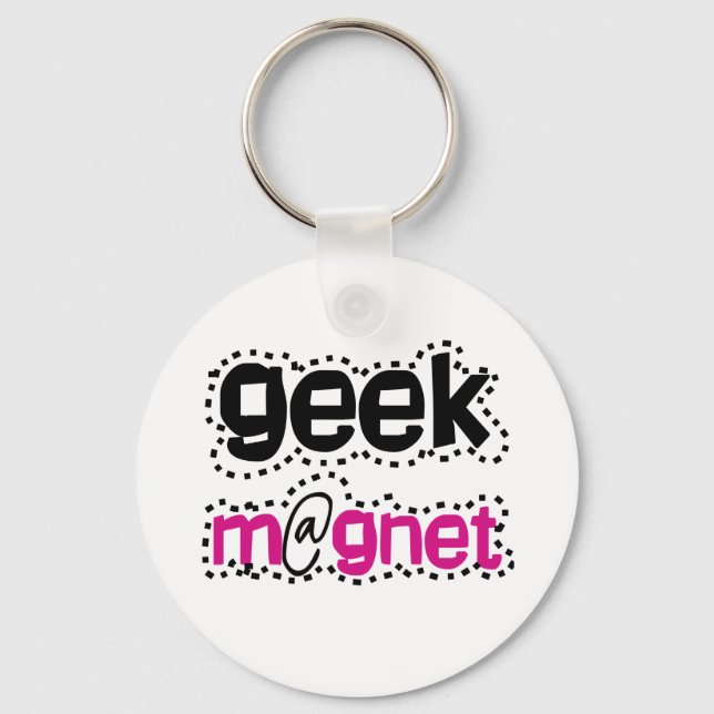 Geek Magnet Schlüsselanhänger (Vorderseite)