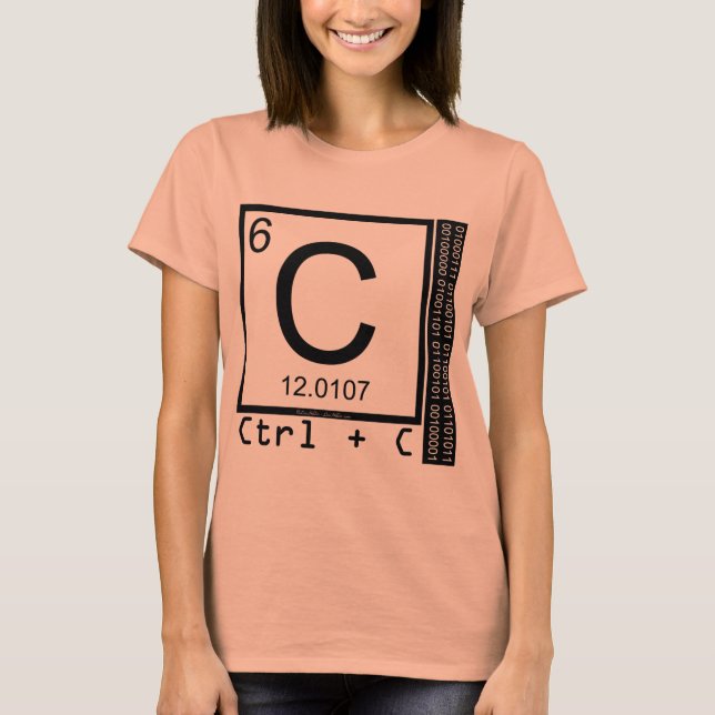 Geek mir! Carbon Copy T-Shirt (Vorderseite)