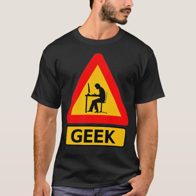 Geek Nerd Computer Gamer Linu Hacker Premium T-Shirt (Vorderseite)