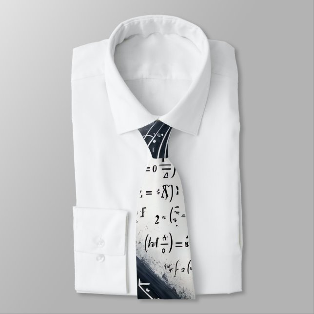 Geek Nerd Mathe-Gleichungen Mathe-Lehrer Krawatte (Gebunden)