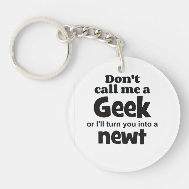 Geek newt bf schlüsselanhänger (Vorderseite)