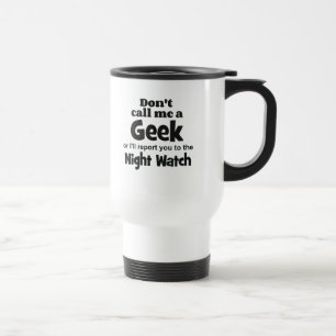 Geek Night Watch bf Reisebecher