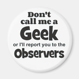 Geek Observers bf Magnet