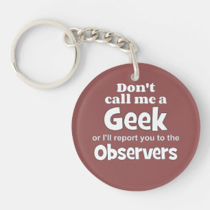 Geek Observers wf Schlüsselanhänger