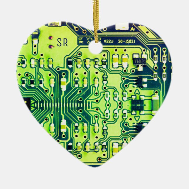 Geek PCB Personalisiert Keramik Ornament (Vorne)