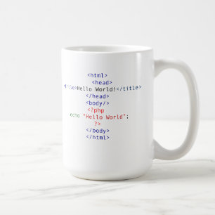 Geek php Greeting Kaffeetasse