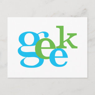 Geek Postkarte