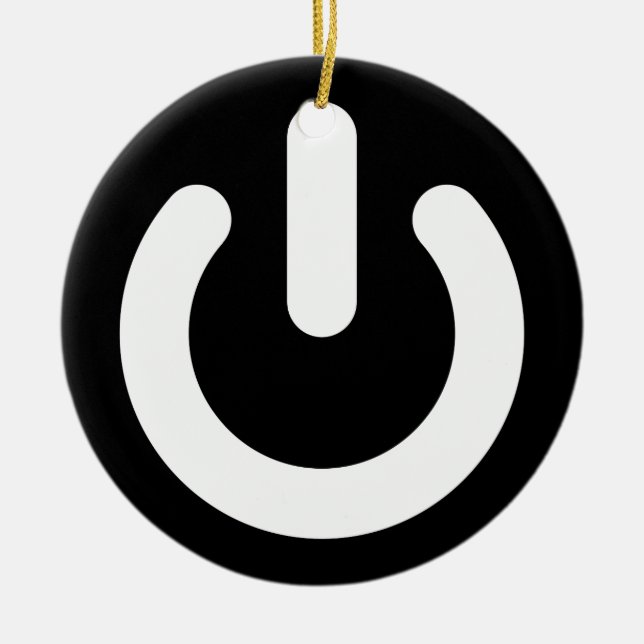 Geek-Power-Ideologie Keramikornament (Vorne)