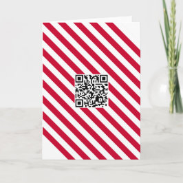 Geek QR Code Frohe Weihnachtskarte Feiertagskarte