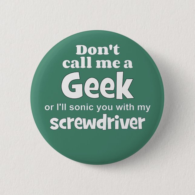 Geek Schraubendreher wf Button (Vorderseite)