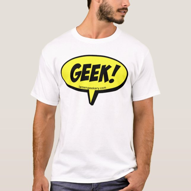 Geek sprechen T - Shirt (Vorderseite)