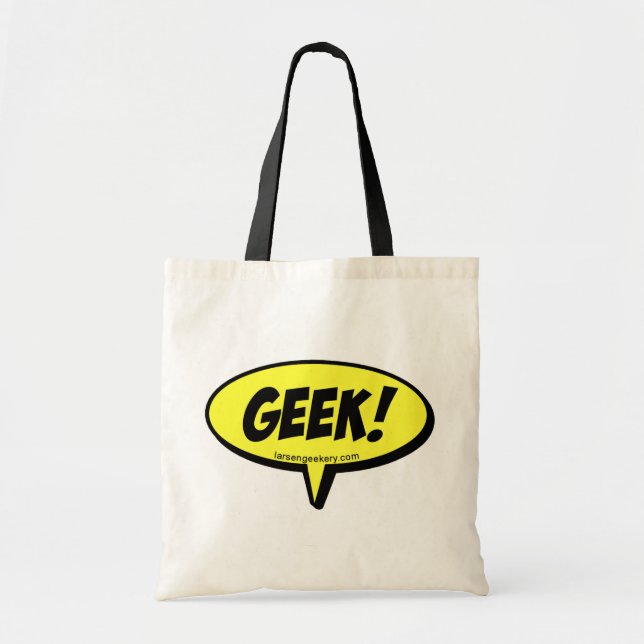 Geek sprechen Taschen-Tasche Tragetasche (Vorne)