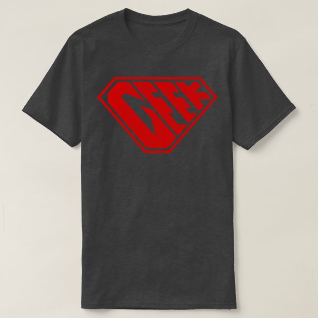 Geek SuperEmpowered Red T-Shirt (Design vorne)
