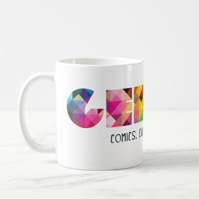 GEEKED Zeitschrift-Tasse Kaffeetasse (Links)