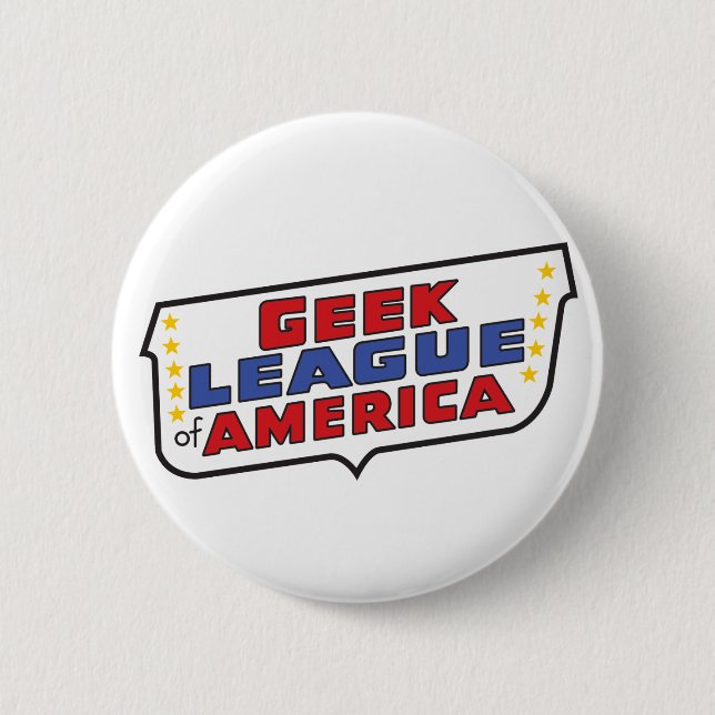 Geekl Liga runden Knopfes Amerikas Button (Vorderseite)