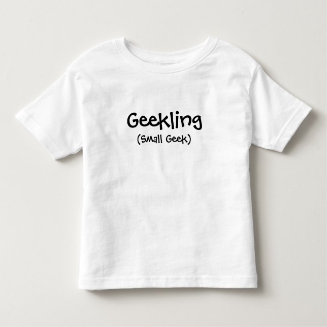 Geekling (kleiner Geek) Kleinkind-T-Shirt Kleinkind T-shirt (Vorderseite)