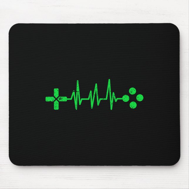 Geeks Heartbeat Gaming Mousepad (Vorne)