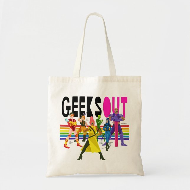 Geeks-HERAUS Taschen-Tasche Tragetasche (Vorne)