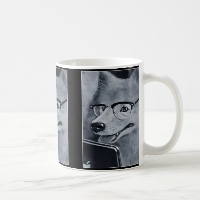 Geeksamoyed-Hundekaffee-Tasse Kaffeetasse (Rechts)