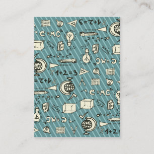 Geeky auf Blau Visitenkarte