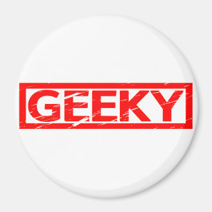 Geeky Briefmarke Magnet