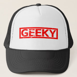 Geeky Briefmarke Truckerkappe