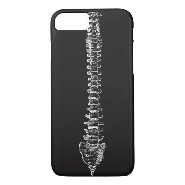 Geeky Dorn-Anatomie-Rückenmark-vertebrale Spalte Case-Mate iPhone Hülle (Rückseite)