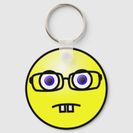 Geeky Face Schlüsselanhänger