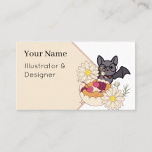 Geeky Fledermaus und Kawaii Kirschtorte