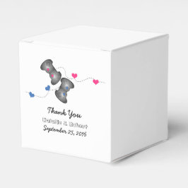 Geeky Gamers Gastgeschenk Hochzeit Boxes Pink Blue Geschenkschachtel