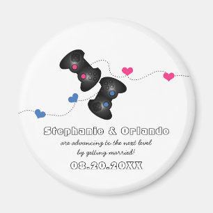 Geeky Gamers-Save the Date Magnet-Dunkelheit Magnet