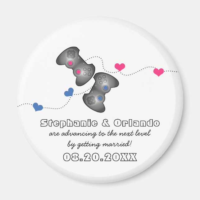 Geeky Gamers speichern das Date Magnet (Vorne)