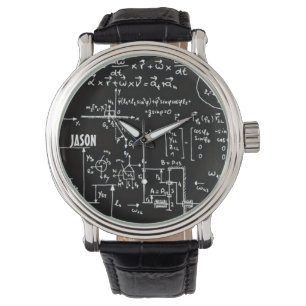 Geeky Mathe-Mathematik personalisiert Armbanduhr