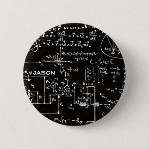 Geeky Mathe-Mathematik personalisiert Button