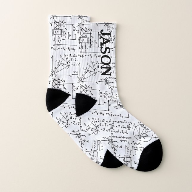Geeky Mathematik Personalisiert Socken (Paar)
